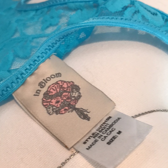 🍭SALE!!🍭 In Bloom® Lace Nighty Racerback Sheer Lingerie Size M - Picture 7 of 9